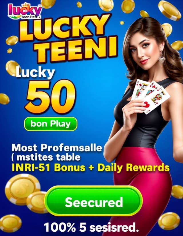 Lucky Teen Patti 50 Bonus Banner